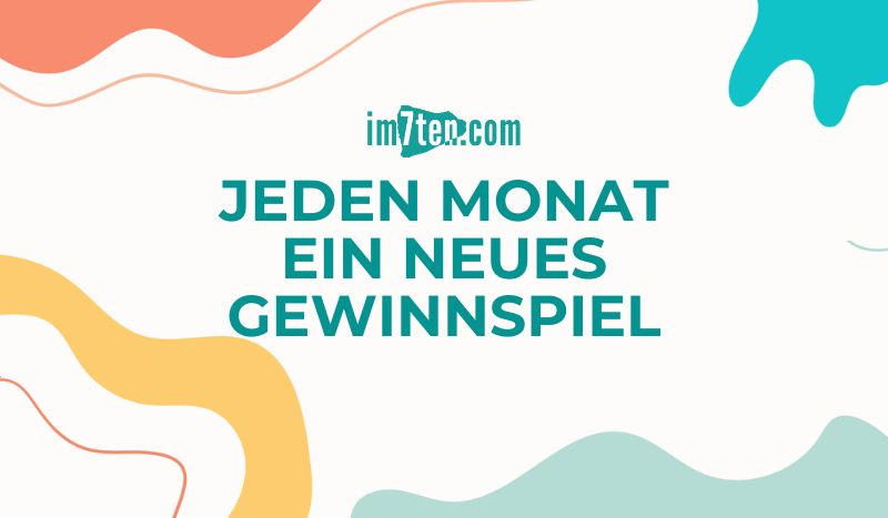 Spiele mit beim im7ten-Gewinnspiel - jeden Monat eine neue Chance auf tolle Preise von den Kaufleuten am Neubau, 1070 Wien.